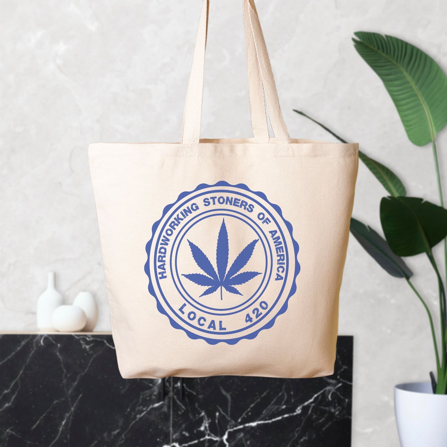 Hardworking Stoners of America - oversized tote