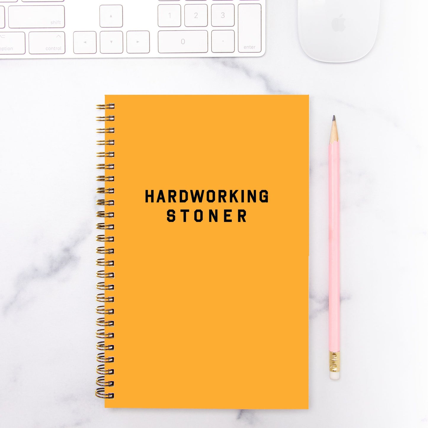 Hardworking Stoner - hardcover journal