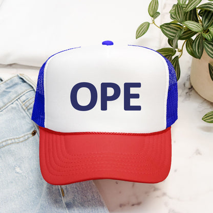 Ope - retro trucker hat