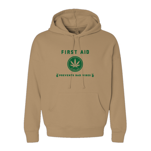 First Aid Good Vibes - sponge fleece hoodie