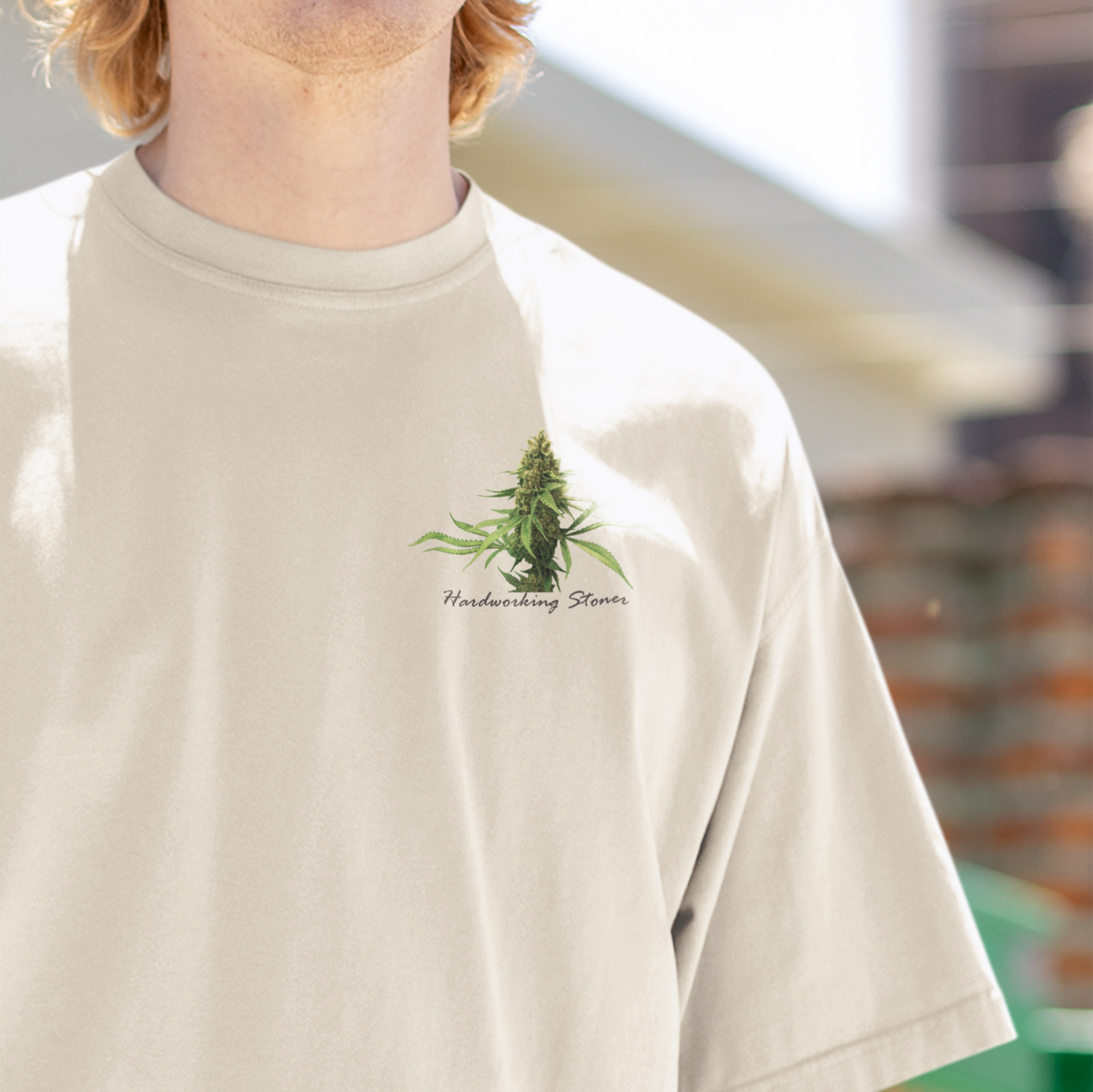 Dreamy Weed Field - vintage style tee