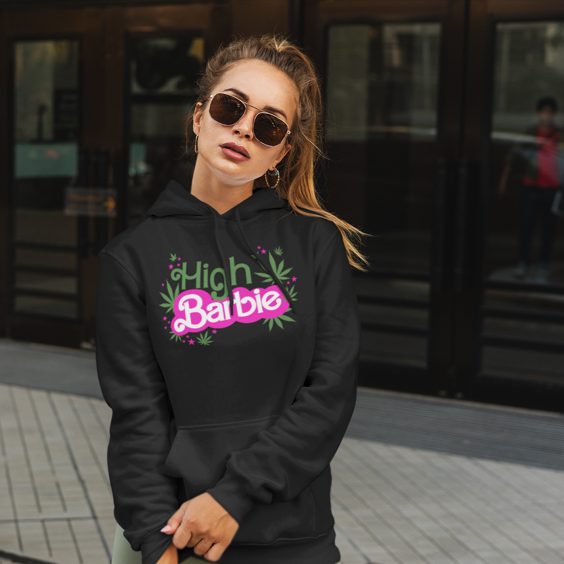 High Barbie - sponge fleece hoodie