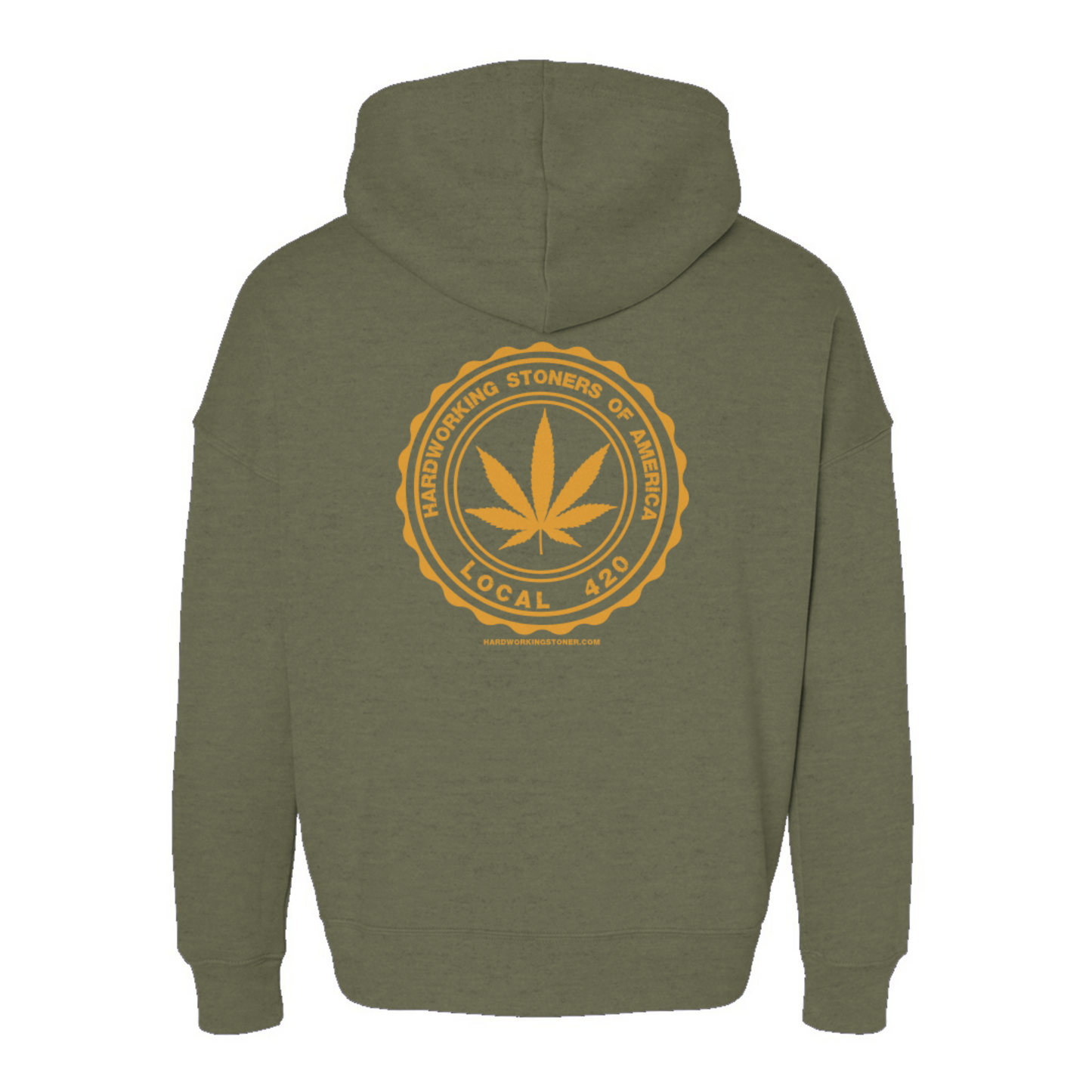 Hardworking Stoners of America - sponge fleece hoodie