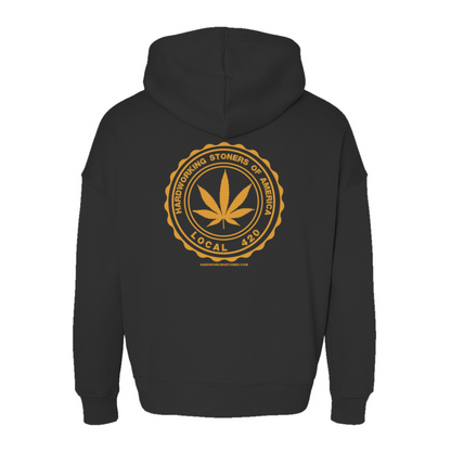 Hardworking Stoners of America - sponge fleece hoodie