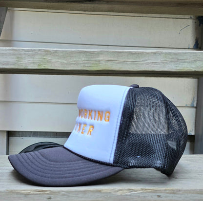 Hardworking Stoner - trucker hat (yellow)