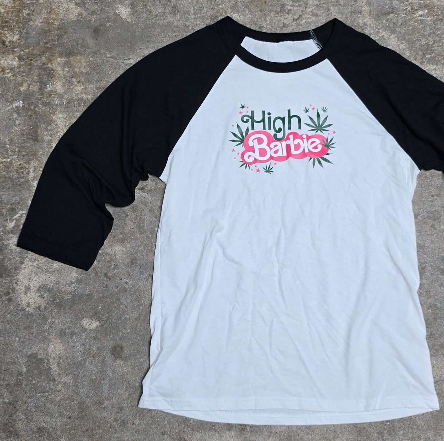 High Barbie - baseball tee