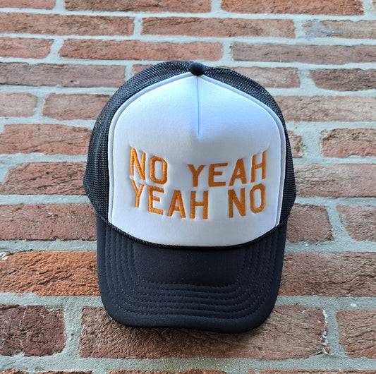 No Yeah Yeah No - retro trucker hat