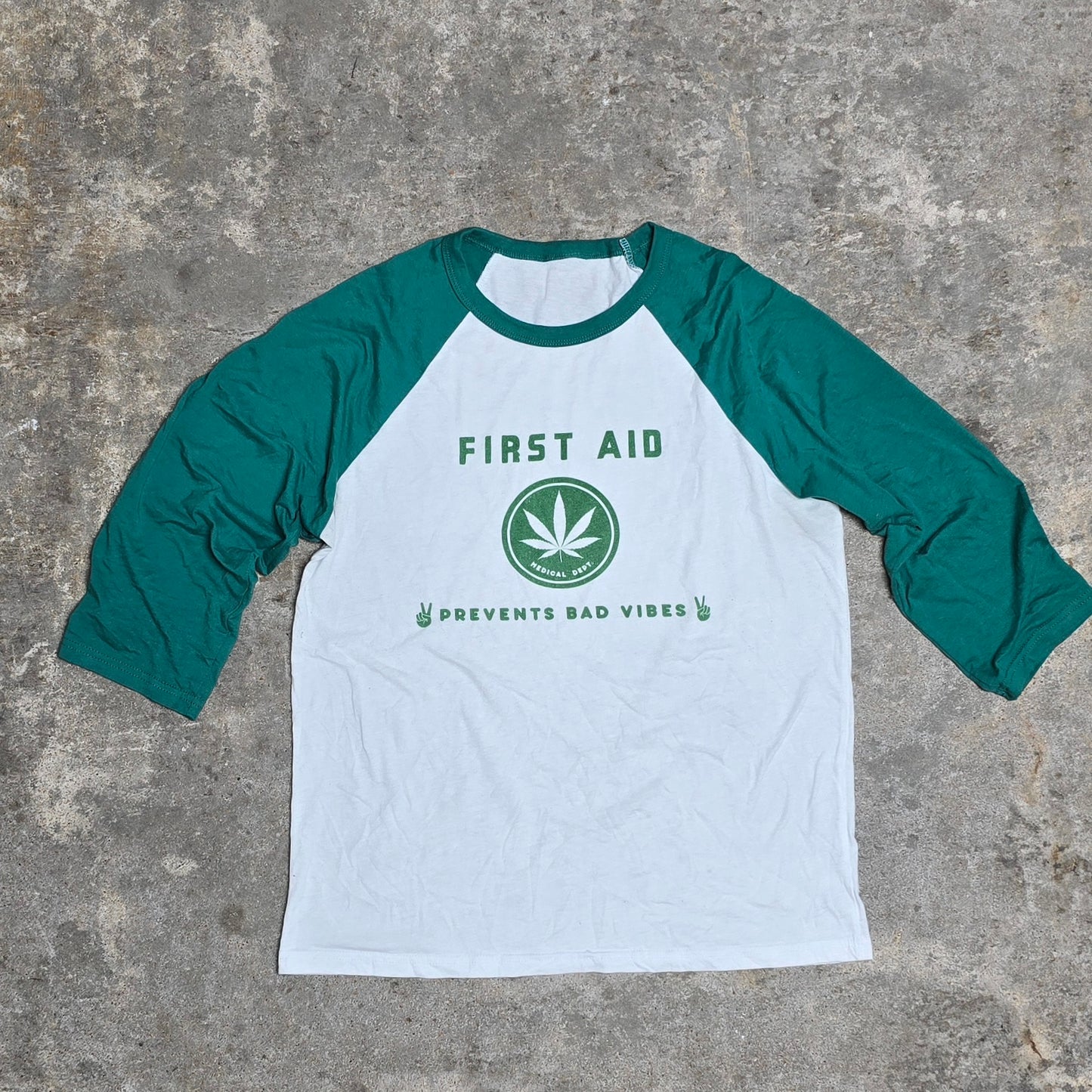 First Aid Good Vibes - baseball tee