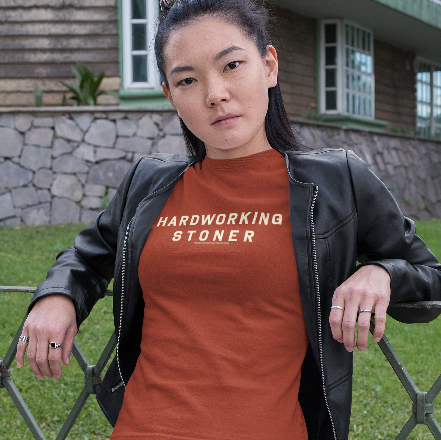 Hardworking Stoner - womens relaxed tee